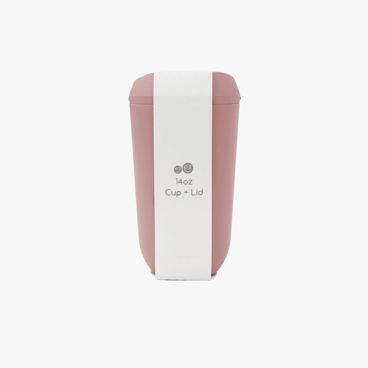 ezpz Cup and Silicone Lid in Blush / Basics Line for Big Kids  #color_blush / 14oz Cup + Soft Lid Silicone – Grown-Up Style, Kid-Approved by ezpz