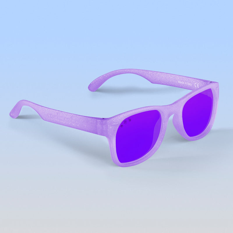 Punky Brewster Baby Sunglasses – Purple Glitter by ro•sham•bo eyewear