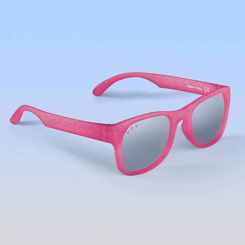Kelly Baby Sunglasses – Glitter Pink by ro•sham•bo eyewear