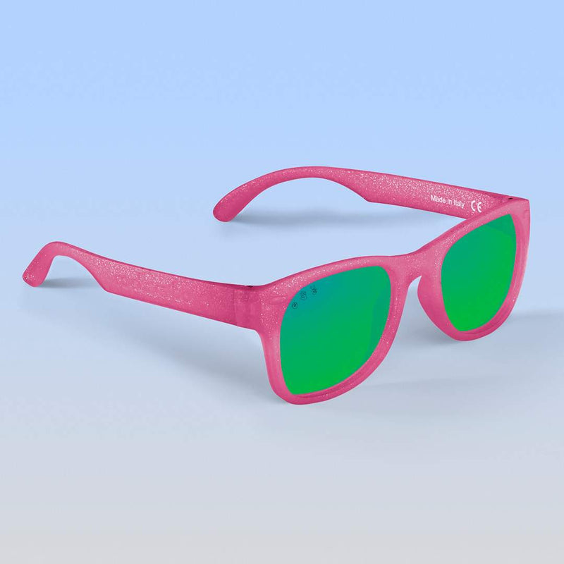 Kelly Baby Sunglasses – Glitter Pink by ro•sham•bo eyewear