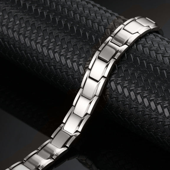 Stainless Steel Magnetic/Energy Bracelet 4-in-1 in 4 Colors Model B001M