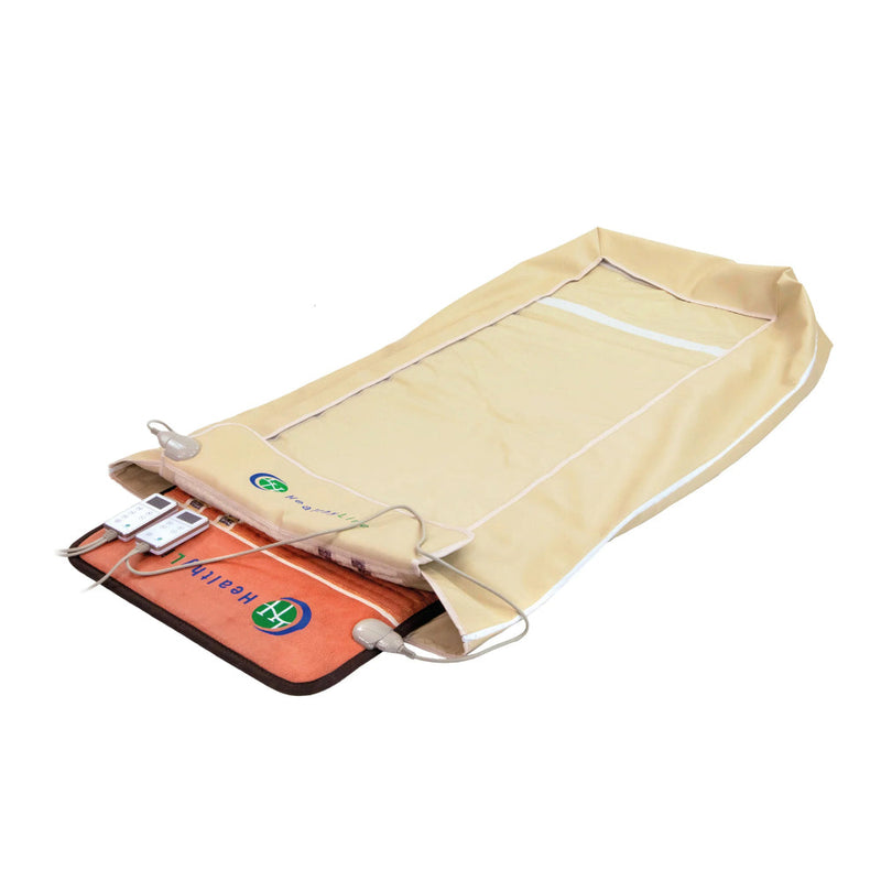 The TAO Mat provides PEMF, Far-Infrared, Hot Stone and Negative Ion Therapy