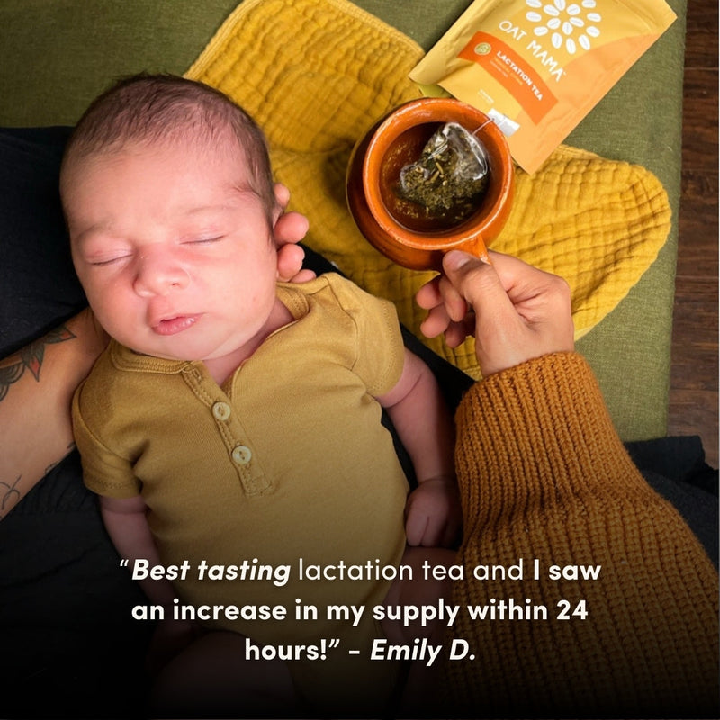Lactation Tea Trio – Organic Breastfeeding Support by Oat Mama