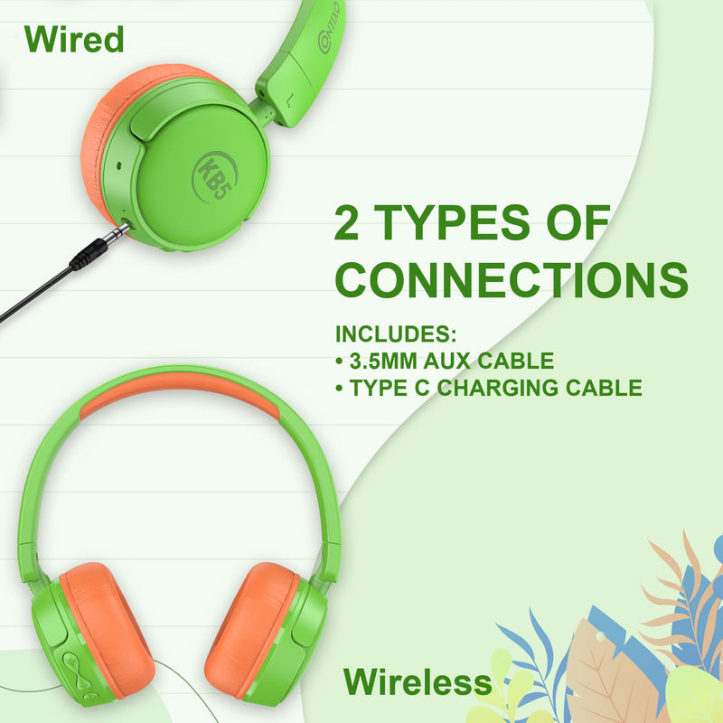 Contixo KB5 Kids Wireless Bluetooth Headphones with Safe Volume Control