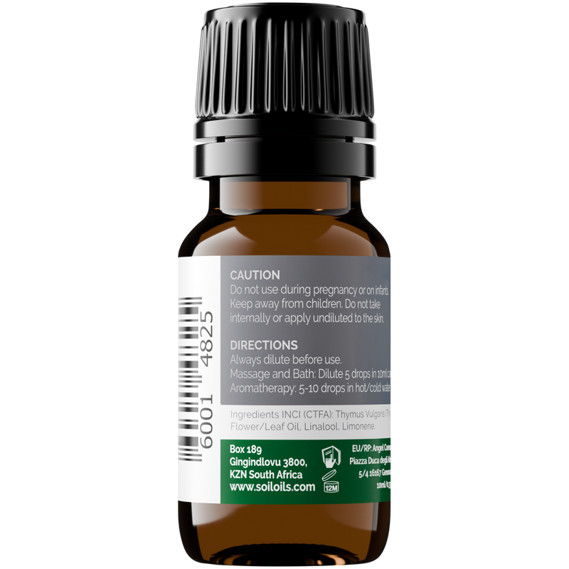 Organic Thyme Essential Oil (Thymus Vulgaris) – 10ml