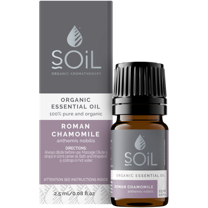 Organic Roman Chamomile Essential Oil (Anthemis nobilis) – 2.5ml