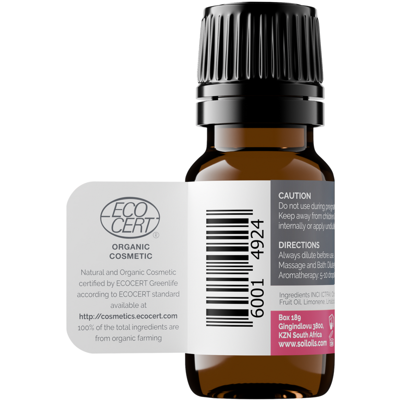 Organic Bergamot Essential Oil (Citrus bergamia) – 10ml