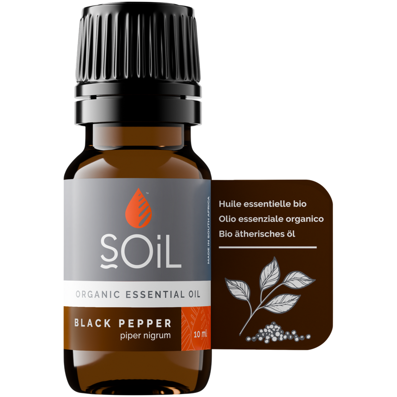 Organic Black Pepper Essential Oil (Piper nigrum) – 20ml