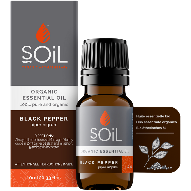 Organic Black Pepper Essential Oil (Piper nigrum) – 20ml