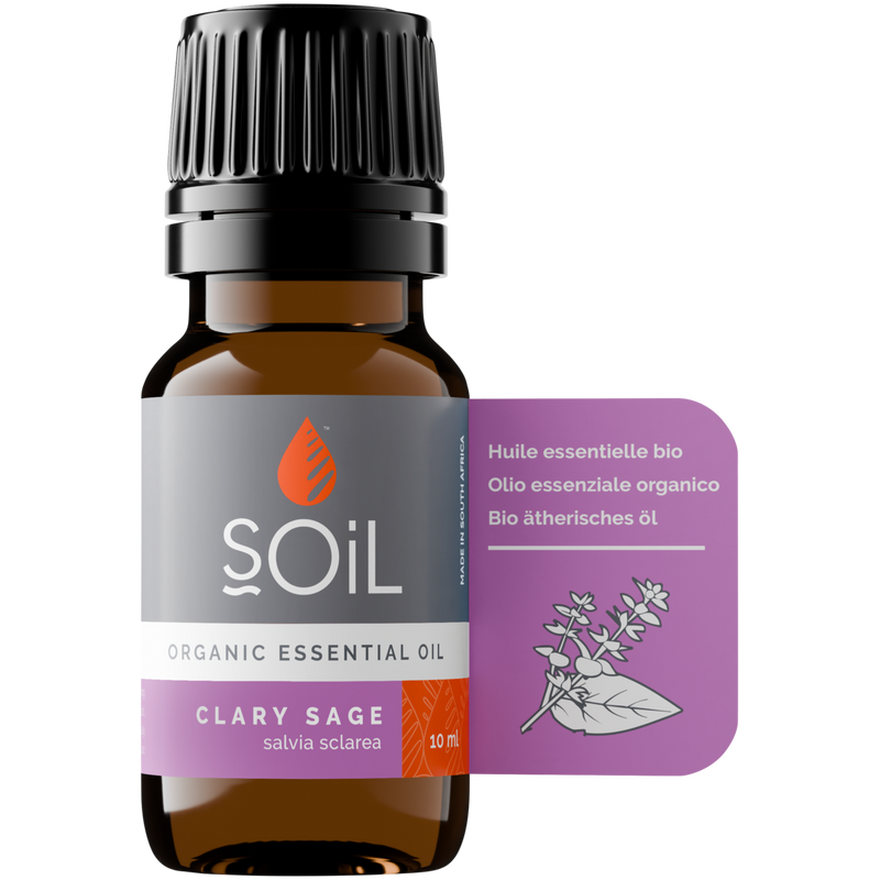 Organic Clary Sage Essential Oil (Salvia sclarea) – 10ml
