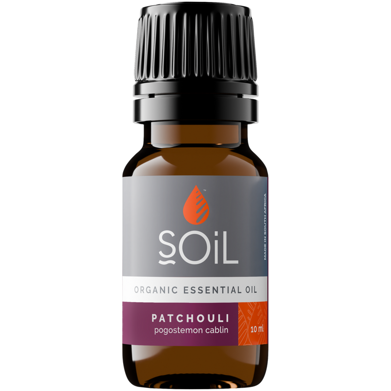 Organic Patchouli Essential Oil (Pogostemon cablin) — 10ml