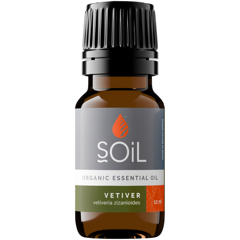 Organic Vetiver Essential Oil (Vetiveria Zizanoides) – 10ml