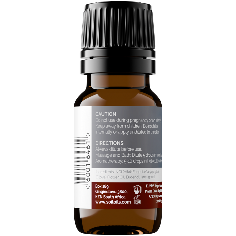 Organic Clove Bud Essential Oil (Eugenia Caryophyllus) – 20ml