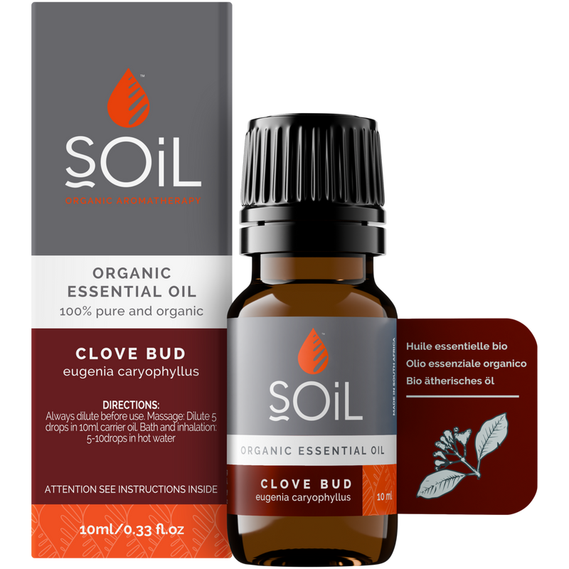 Organic Clove Bud Essential Oil (Eugenia Caryophyllus) – 20ml