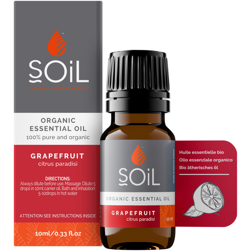 Organic Grapefruit Essential Oil (Citrus Paradisi) – 10ml