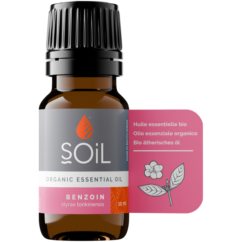 Organic Benzoin Essential Oil (Styrax Tonkinensis Resin & Alcohol) – 10ml