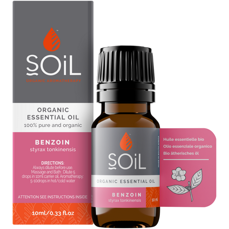 Organic Benzoin Essential Oil (Styrax Tonkinensis Resin & Alcohol) – 10ml