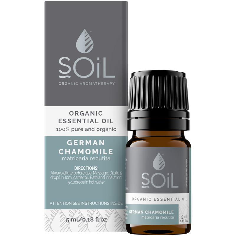Organic German Chamomile Essential Oil (Matricaria Recutita) – 5ml