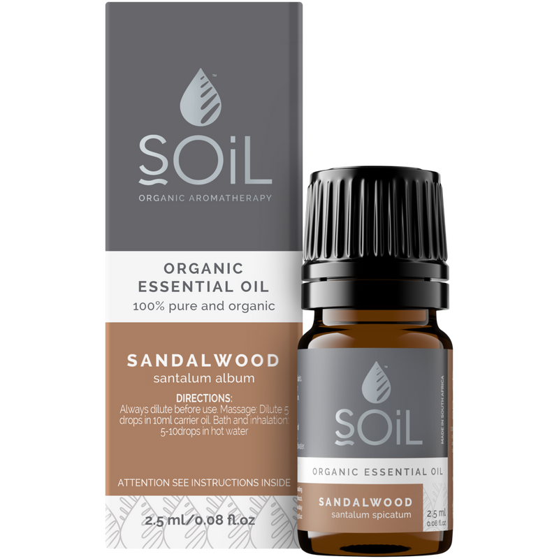 Organic Sandalwood Essential Oil (Santalum spicatum) — 2.5ml