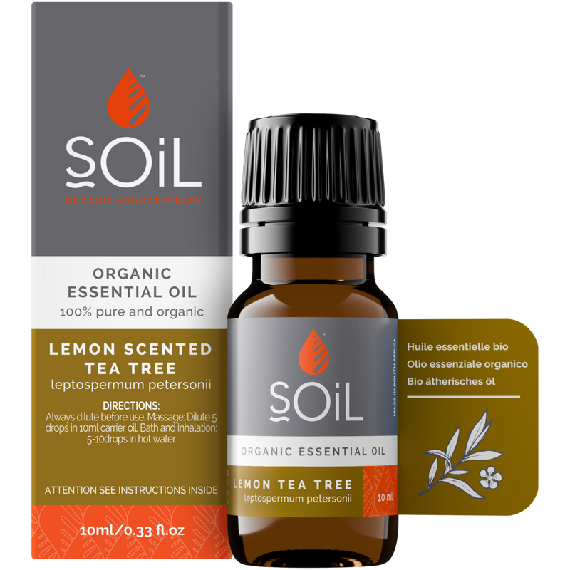 Organic Lemon Tea Tree Essential Oil (Leptospermum petersonii) — 20ml