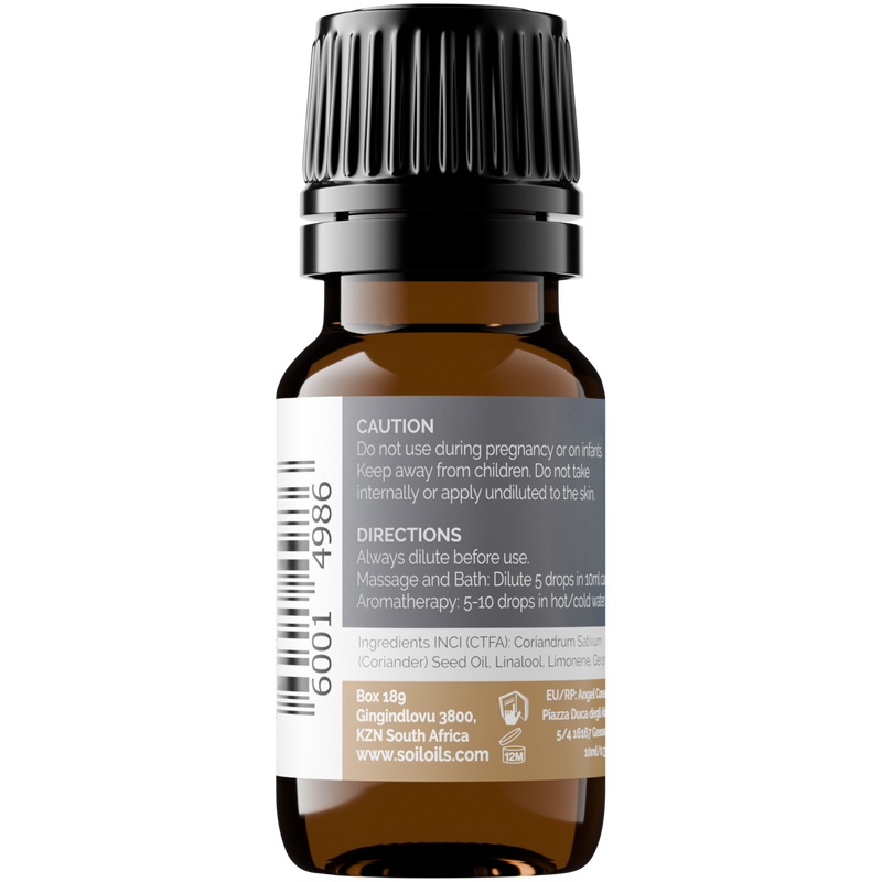 Organic Coriander Seed Essential Oil (Coriandrum Sativum) – 10ml