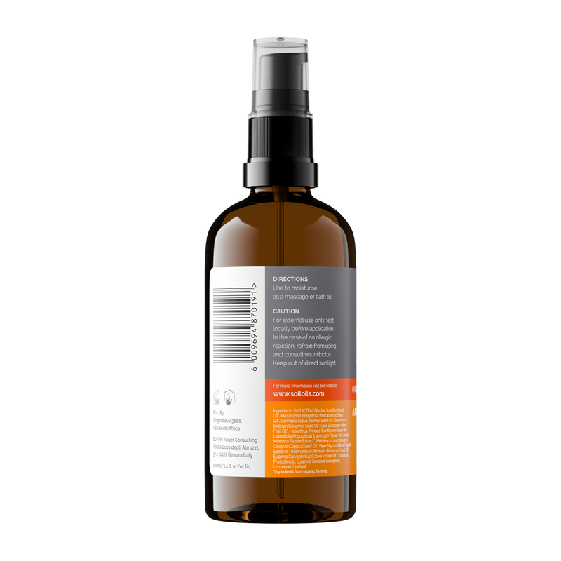 Organic Arnica Athletic Blended Oil — 100ml