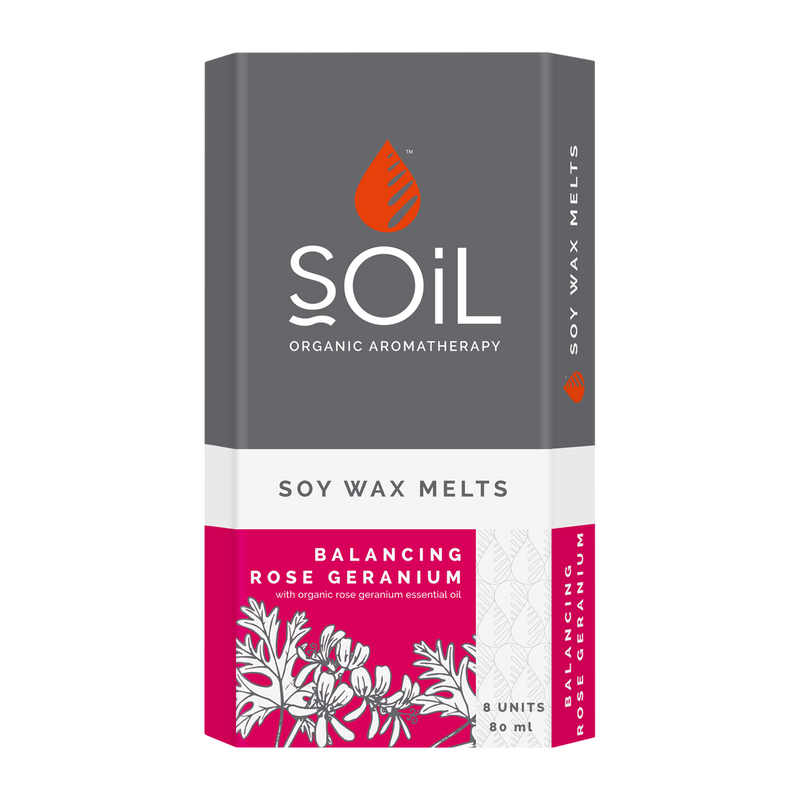 Soy Wax Melts – Rose Geranium – Natural Home Fragrance