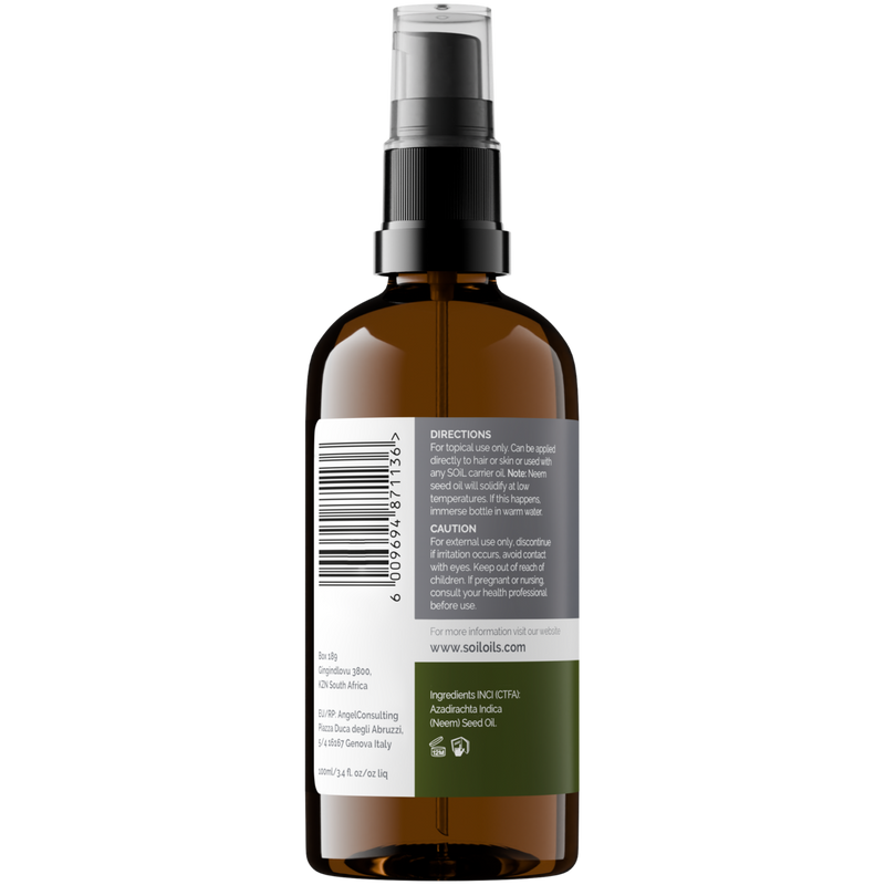 Organic Neem Oil (Azadirachta Indica) — 100ml