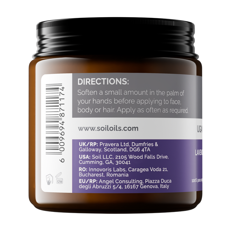 Organic Lavender Scented Shea Butter – 100ml