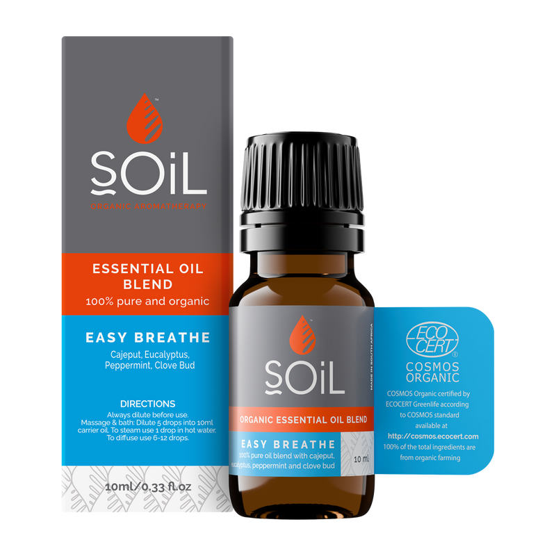 Easy Breathe – Organic Essential Oil Blend – 10ml