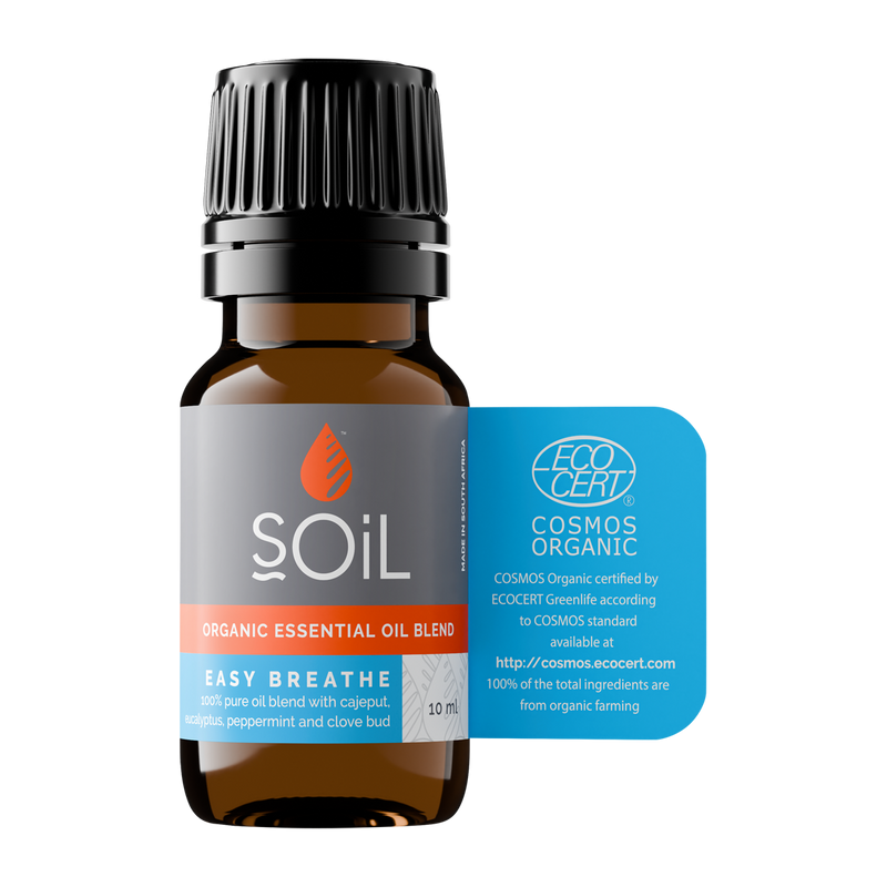 Easy Breathe – Organic Essential Oil Blend – 10ml