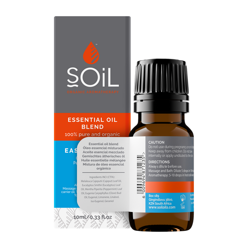 Easy Breathe – Organic Essential Oil Blend – 10ml