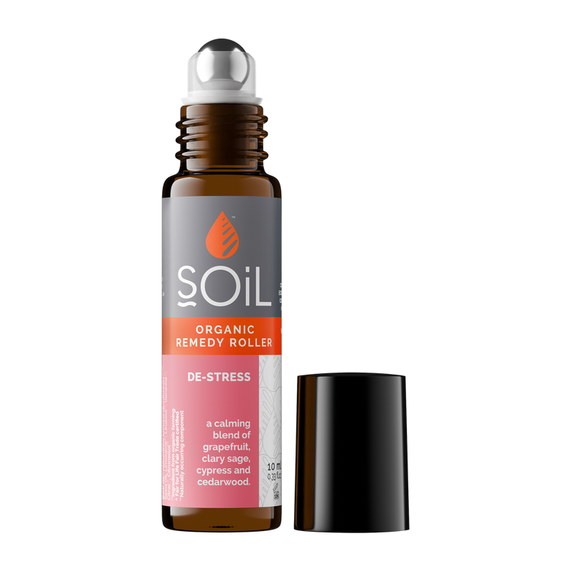 De-Stress Organic Remedy Roller — 20ml