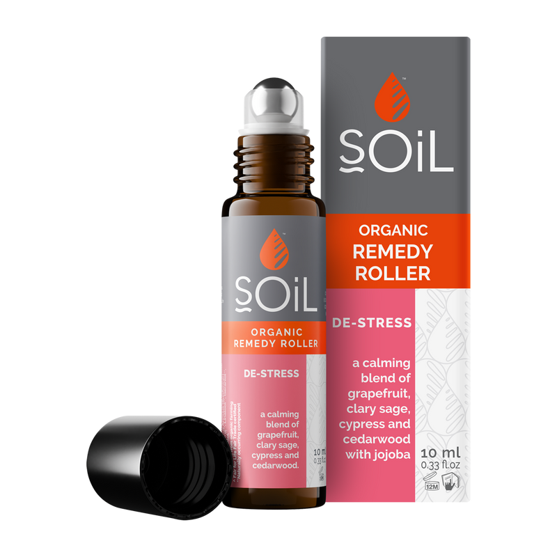 De-Stress Organic Remedy Roller — 20ml