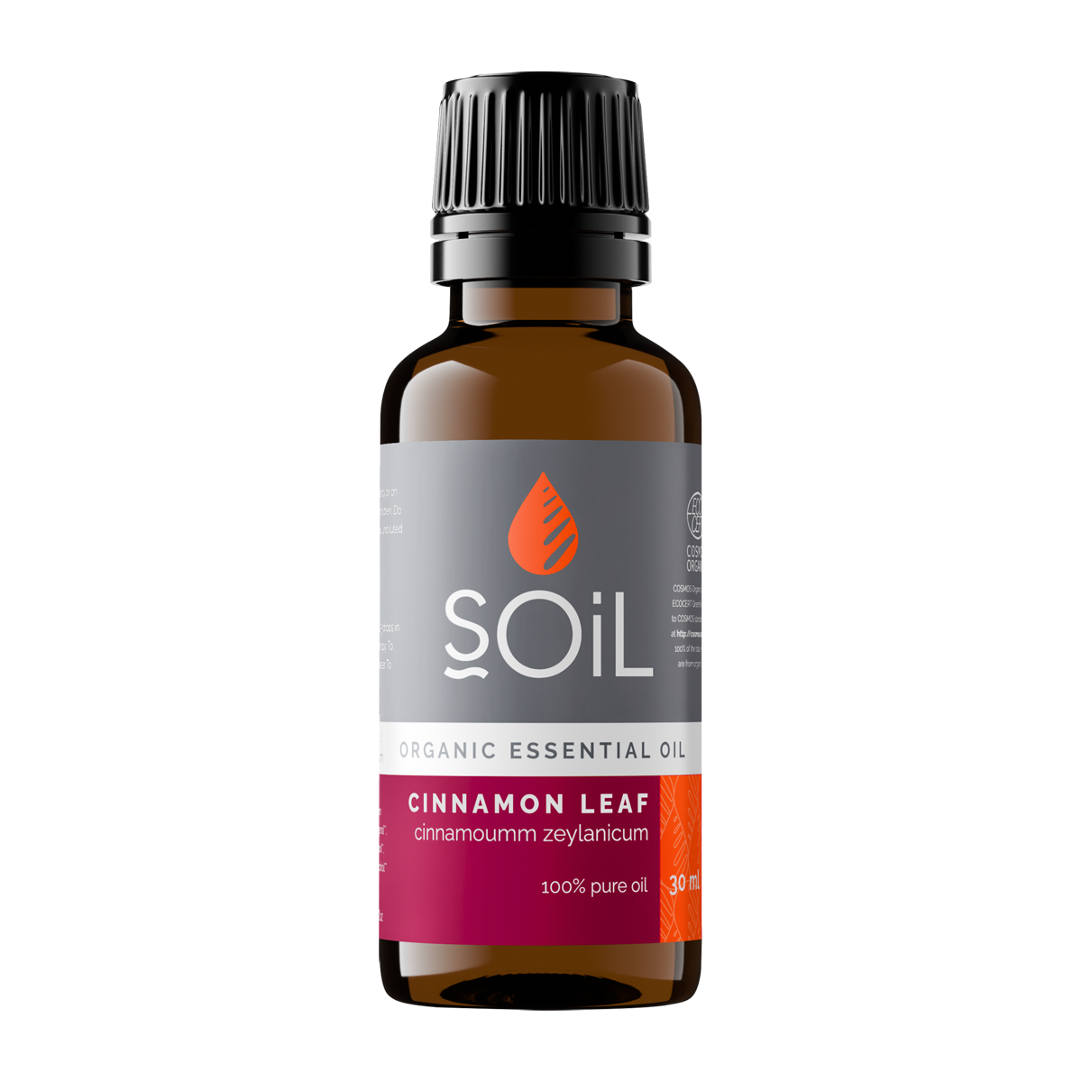 Organic Cinnamon Leaf Essential Oil (Cinnamomum zeylanicum) – 30ml