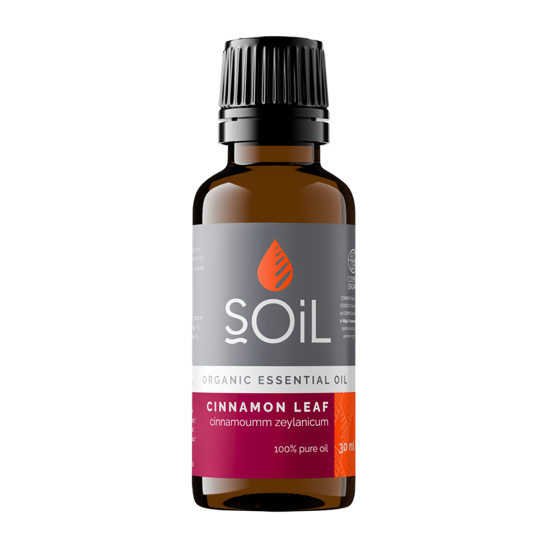 Organic Cinnamon Leaf Essential Oil (Cinnamomum zeylanicum) – 30ml