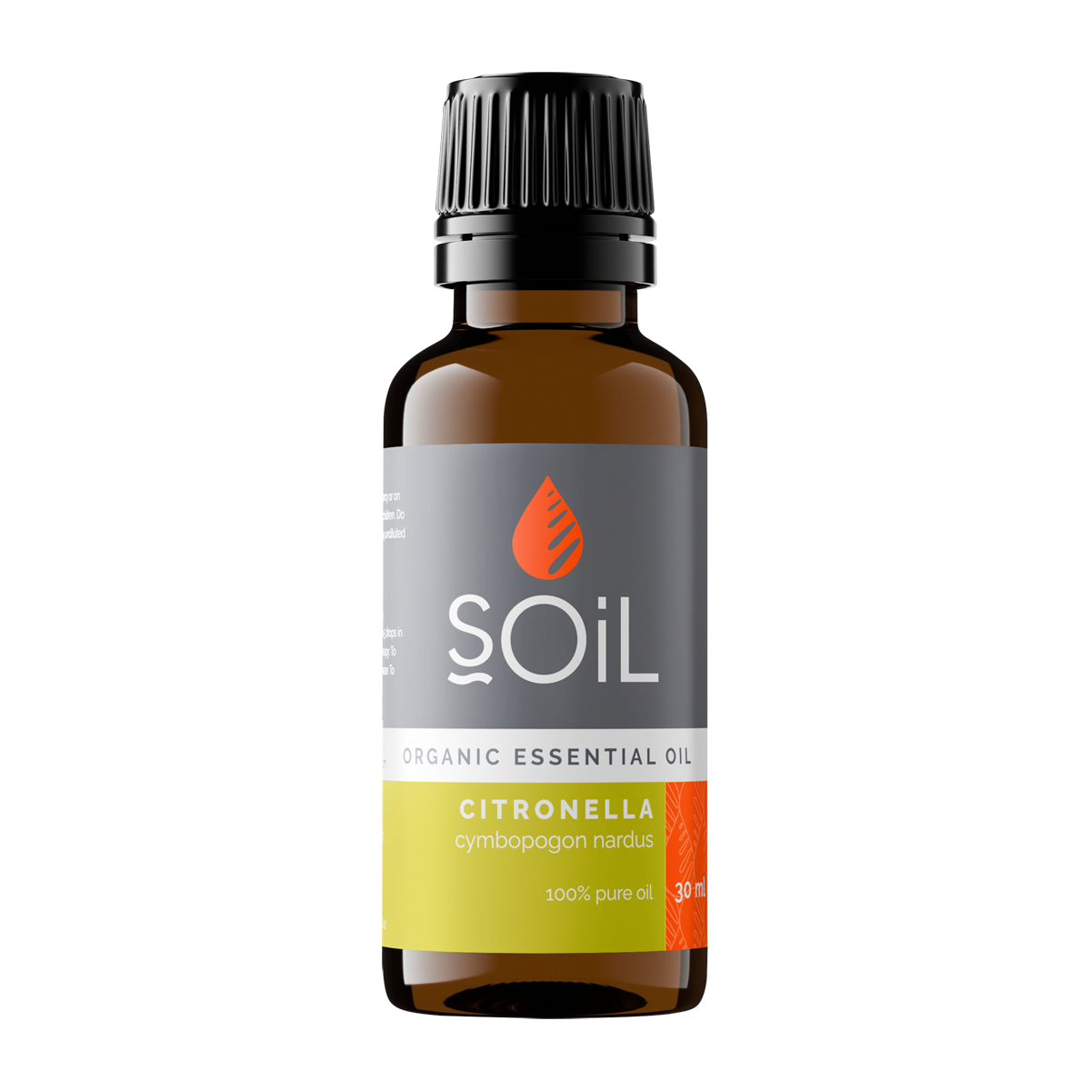 Organic Citronella Essential Oil (Cymbopogon Nardus) – 30ml