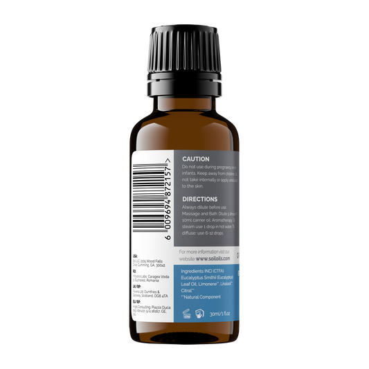 Organic Eucalyptus Essential Oil (Eucalyptus Smithii) – 30ml
