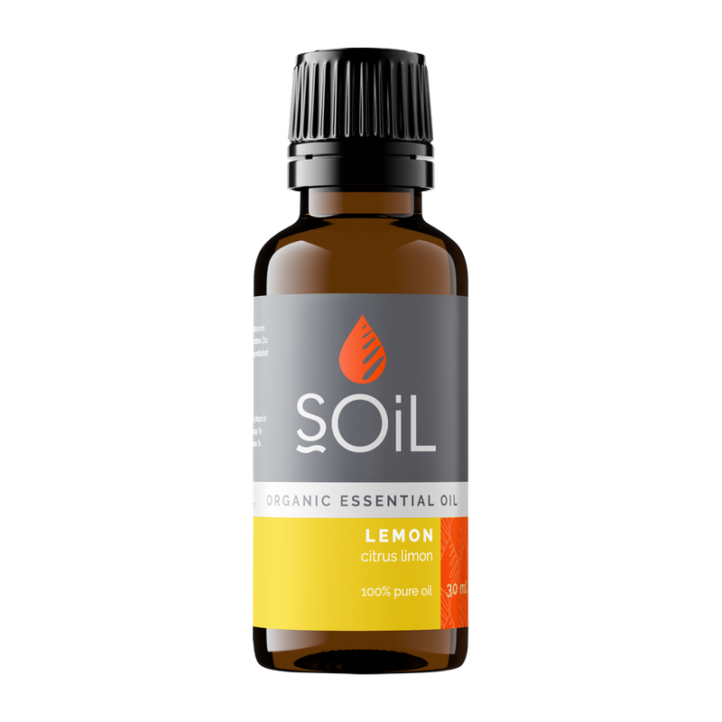 Organic Lemon Essential Oil (Citrus limon) – 30ml