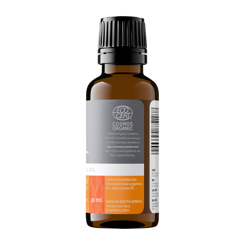 Organic Orange Essential Oil (Citrus sinensis) – 30ml