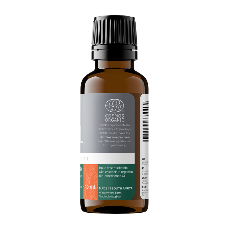 Organic Rosemary Essential Oil (Rosmarinus Officinalis) – 30ml