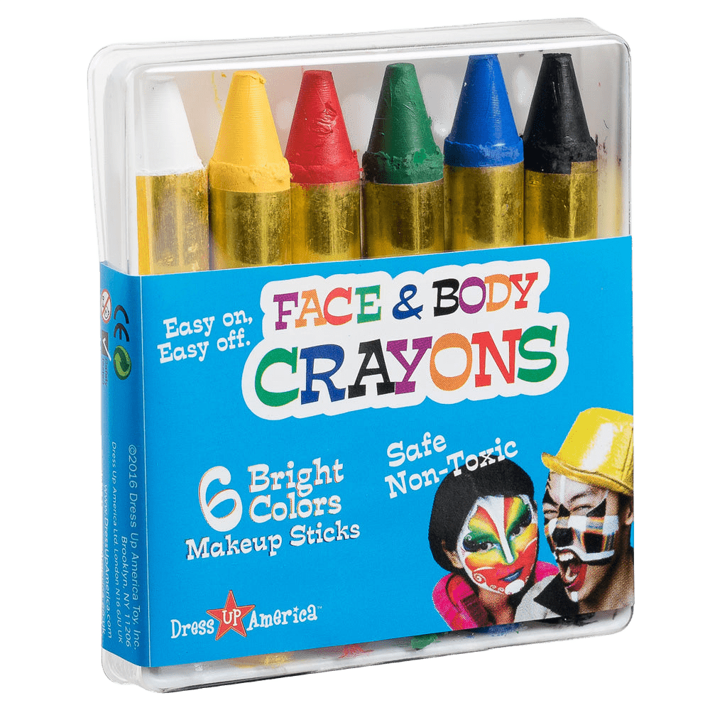 6 Easy-to-Apply Color Face Paint Dress Up America