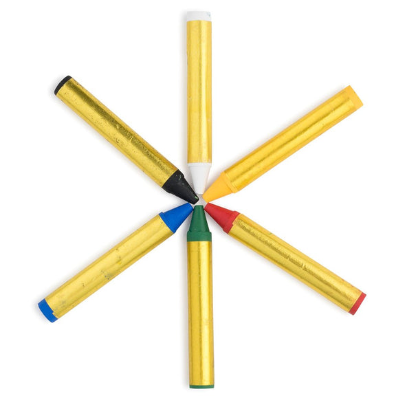 6 Washable Face Painting Crayons – Blister Pack Dress Up America