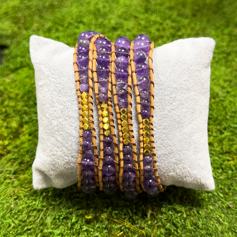 Nature-inspired Amethyst Bracelet with timeless beauty and healing power