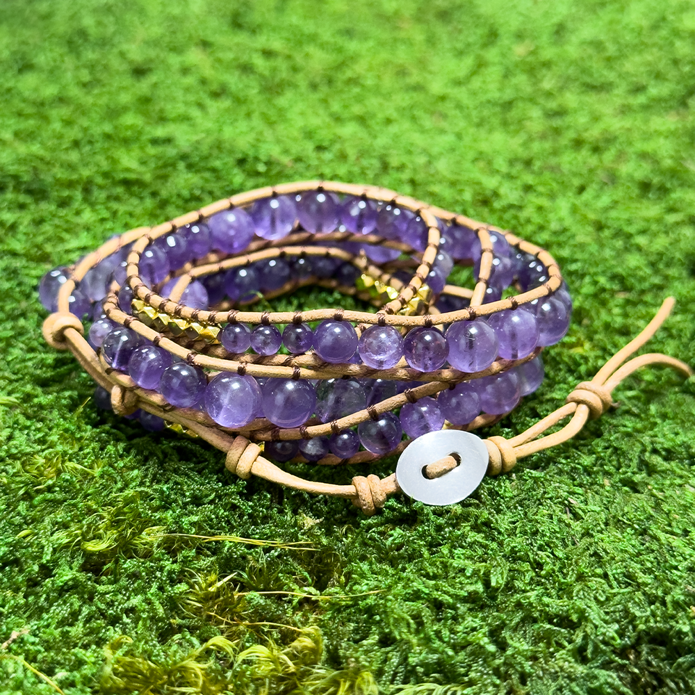 Timeless and stylish Amethyst Bracelet promoting overall well-being