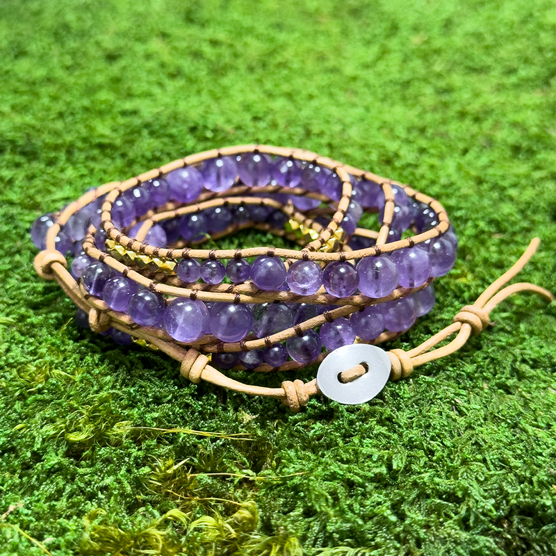 Timeless and stylish Amethyst Bracelet promoting overall well-being