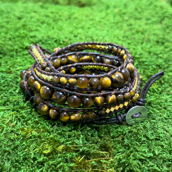 Tigers Eye Bracelet representing bold confidence and inner harmony