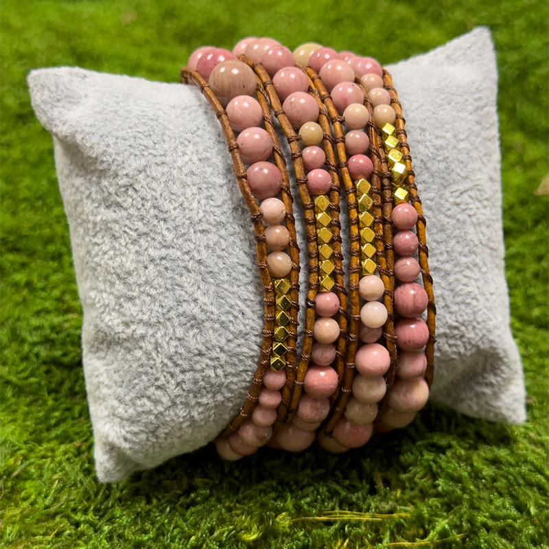 Rhodochrosite Bracelet: Elevate your style while nurturing your well-being
