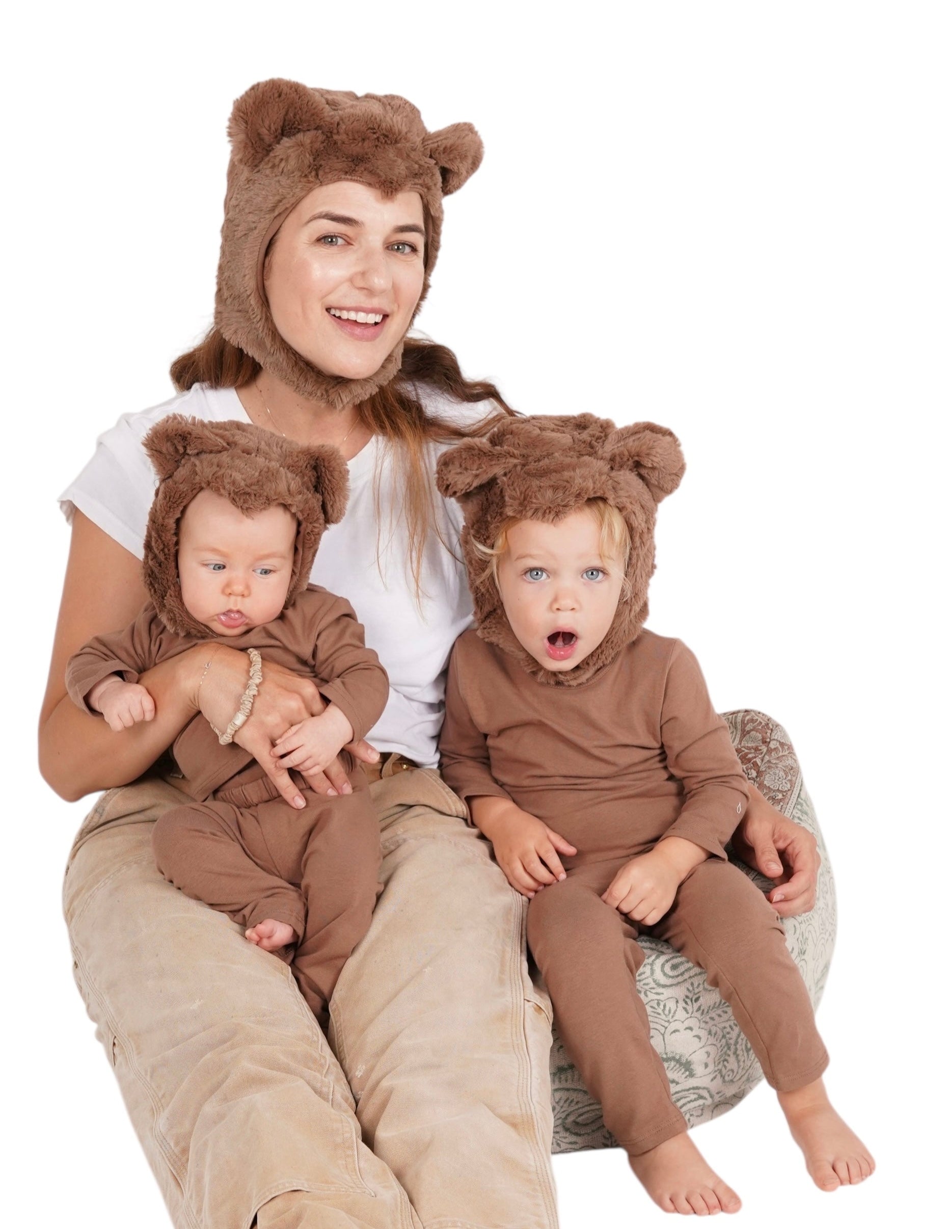 bear costume, baby bear costume, bear family costume, kids teddy bear costume, mama bear, papa bear, baby bear, Halloween costume, teddy bear pajamas, Adult Bear Hat – Cozy Animal Costume Accessory Band of the Wild