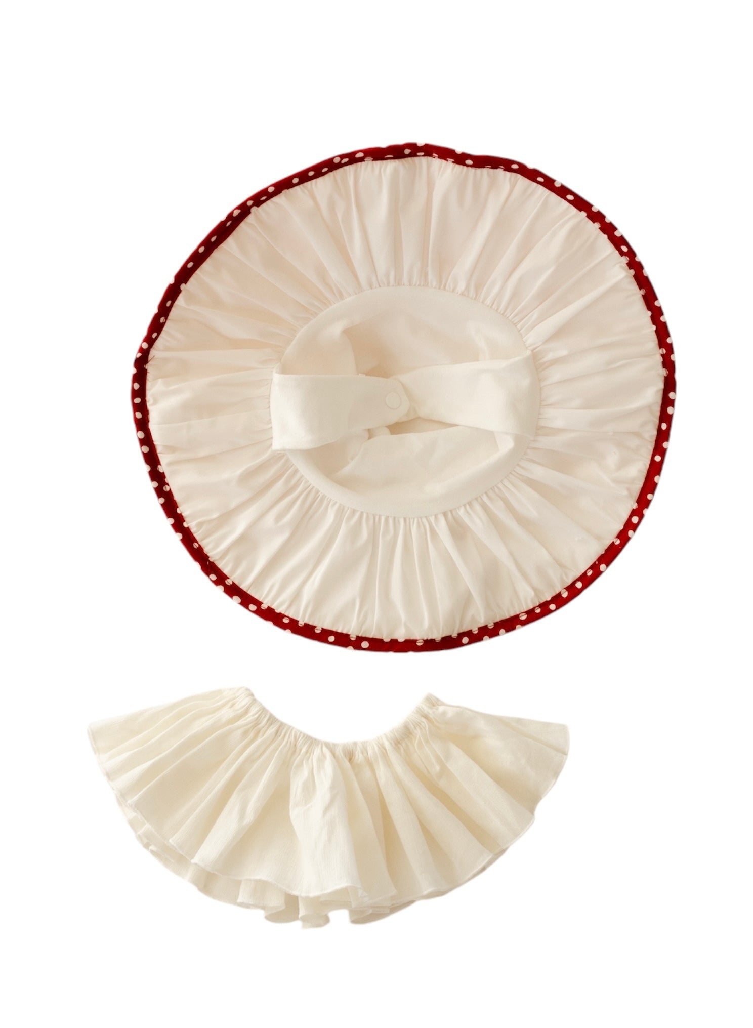 Adult mushroom toadstool hat and ruffle collar, Adult Mushroom Hat – Cozy Costume Accessory & Pretend Play Band of the Wild